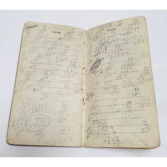 Vintage 1943 Enginemen's Time Book Brotherhood of Locomotive Firemen & Enginemen - Picture 8 of 12